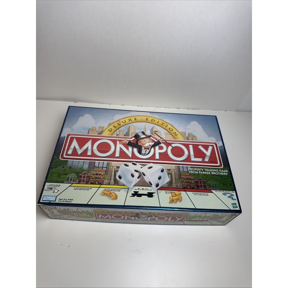 Monopoly Deluxe Edition 1998 Board Game 100% Complete